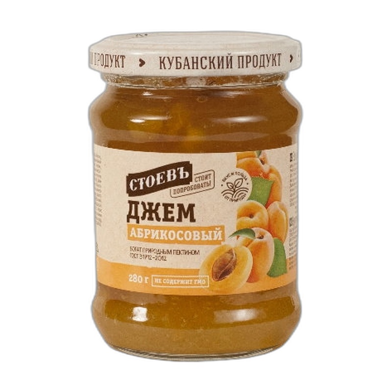ДЖЕМ СТОЕВЪ АБРИКОС 280Г СТ/Б
