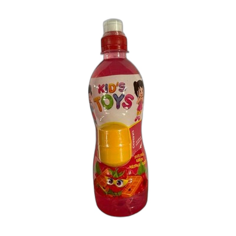 НАПИТОК СОКОСОДЕРЖАЩИЙ KIDS TOYS МАЛИНА ВАФЛИ 0,39Л ПЭТ