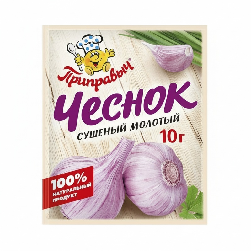 ЧЕСНОК ПРИПРАВЫЧ МОЛОТЫЙ 10Г