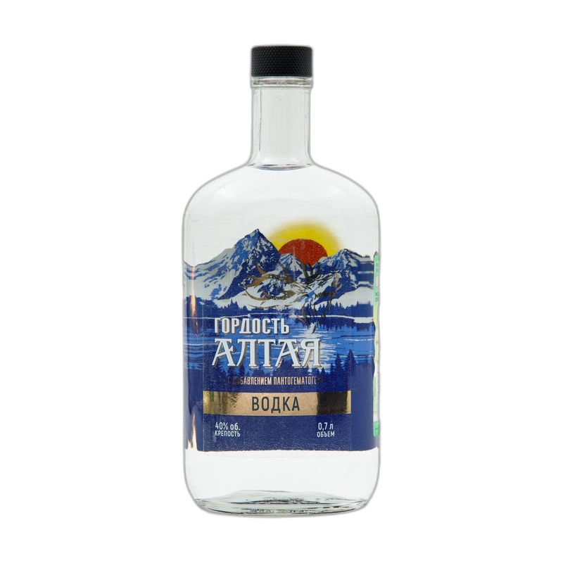 ВОДКА ГОРДОСТЬ АЛТАЯ 40% 0,7Л