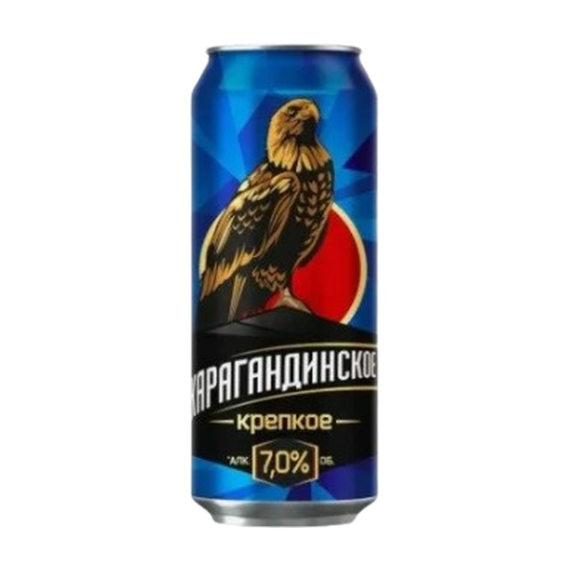 ПИВО КАРАГАНДИНСКОЕ КРЕПКОЕ 6,5% 0,45Л Ж/Б