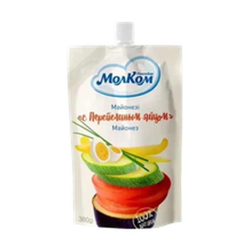 МАЙОНЕЗ МОЛКОМ ПЕРЕПЕЛИНОЕ ЯЙЦО 67% 380Г Д/П