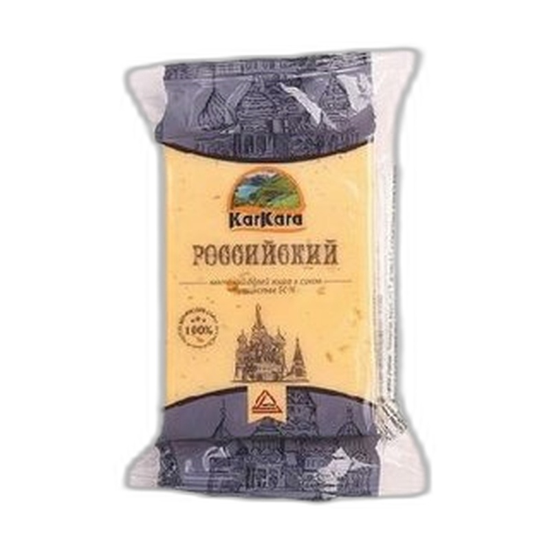 СЫР KARKARA РОССИЙСКИЙ ОСОБЫЙ МДЖ 50% 200Г