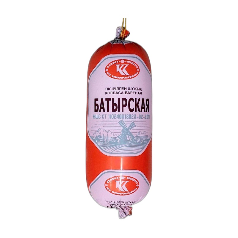 КОЛБАСА КРАСНОЯРСКИЕ КОЛБАСЫ ВАРЁНАЯ БАТЫРСКАЯ 400Г