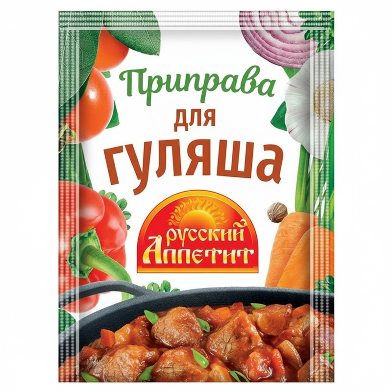ПРИПРАВА РУССКИЙ АППЕТИТ ДЛЯ ГУЛЯША 15Г