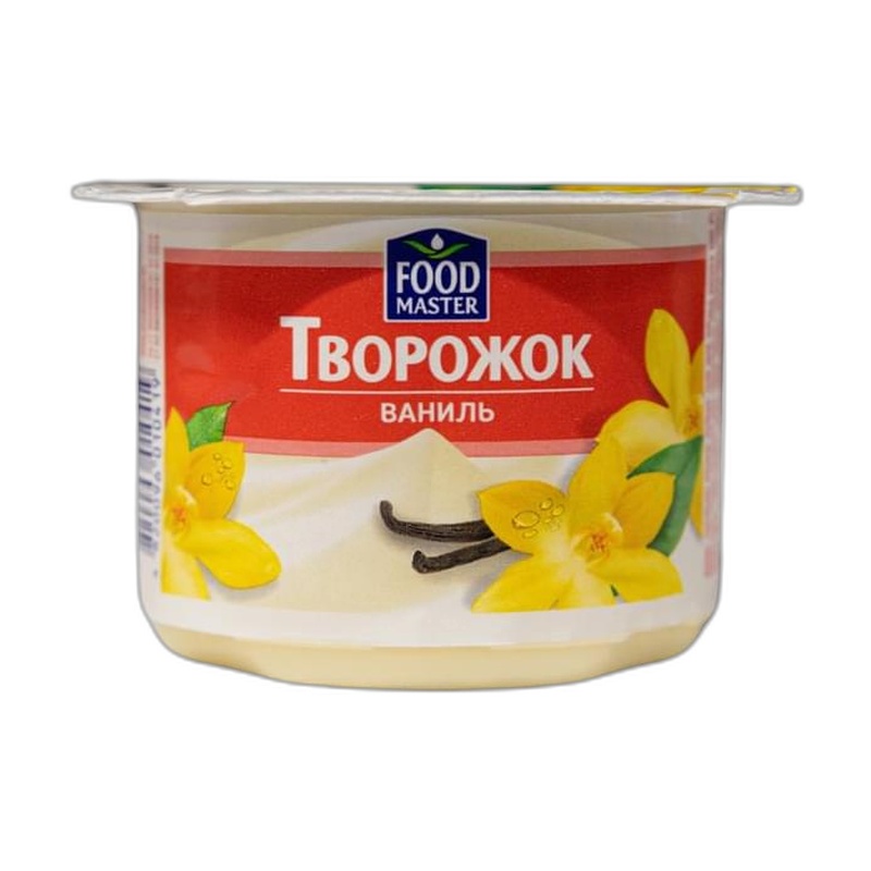ТВОРОЖОК FOODMASTER ВАНИЛЬ 4% 100Г
