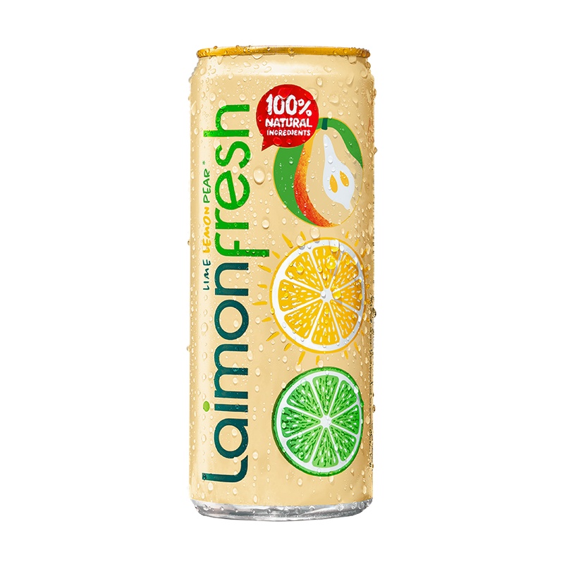 НАПИТОК ГАЗИРОВАННЫЙ LAIMON FRESH PEAR 0,33Л Ж/Б