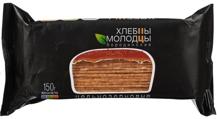 ХЛЕБЦЫ БОРОДИНСКИЕ ХЛЕБЦЫ-МОЛОДЦЫ 150Г