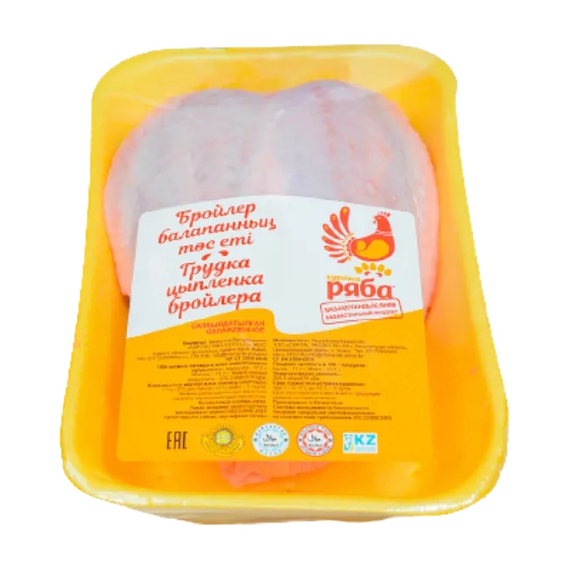 МЯСО ПТИЦЫ КУРОЧКА РЯБА ГРУДКА ЗАМ МОНОЛИТ