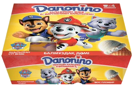 ЙОГУРТ DANONINO ПЛОМБИР 4Х45Г МУЛЬТИПАК