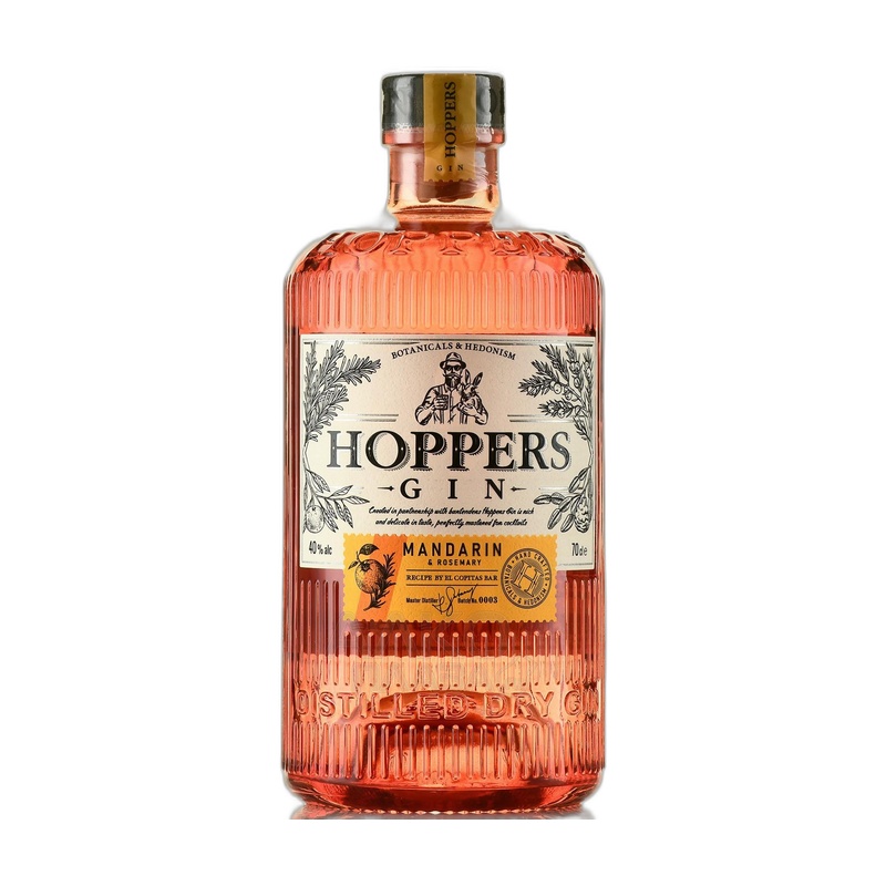 ДЖИН HOPPERS MANDARIN&ROSEMARY 40% 0,7Л