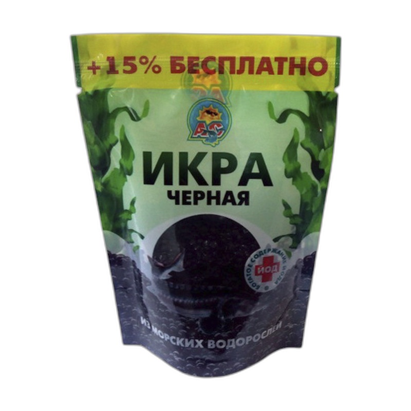 ИКРА АС ЧЕРНАЯ АЛЬГИНОВАЯ MIX 130Г Д/П