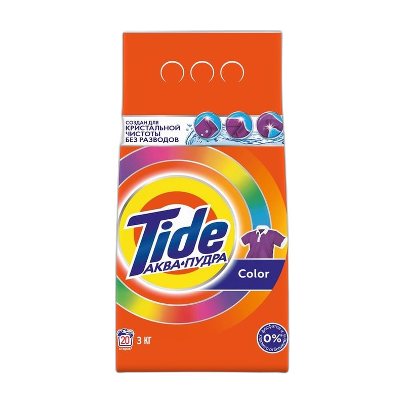 ПОРОШОК ДЛЯ СТИРКИ TIDE COLOR 3КГ