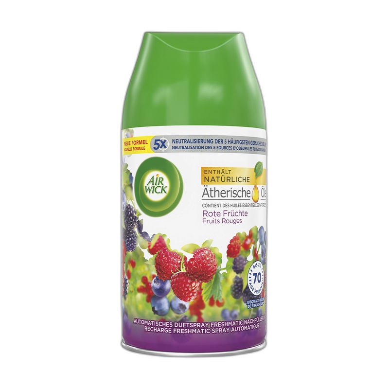 ОСВЕЖИТЕЛЬ ВОЗДУХА AIR WICK FRESHMATIC ЛЕСНЫЕ ЯГОДЫ 250МЛ РЕФИЛ