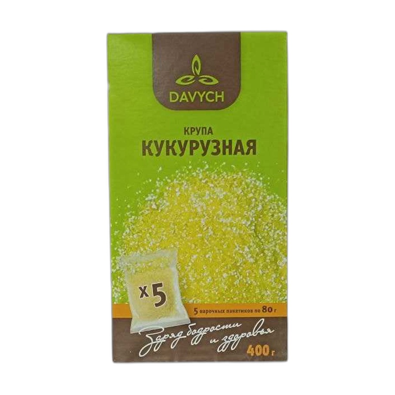 КУКУРУЗНАЯ КРУПА DAVYCH 400Г ВАР/ПАК