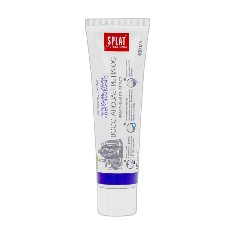 ПАСТА ЗУБНАЯ SPLAT PROFESSIONAL ВОССТАНОВЛЕНИЕ ПЛЮС 130Г
