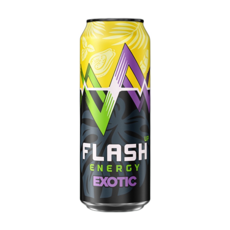 НАПИТОК ЭНЕРГЕТИЧЕСКИЙ FLASH UP EXOTIC 0,45Л Ж/Б