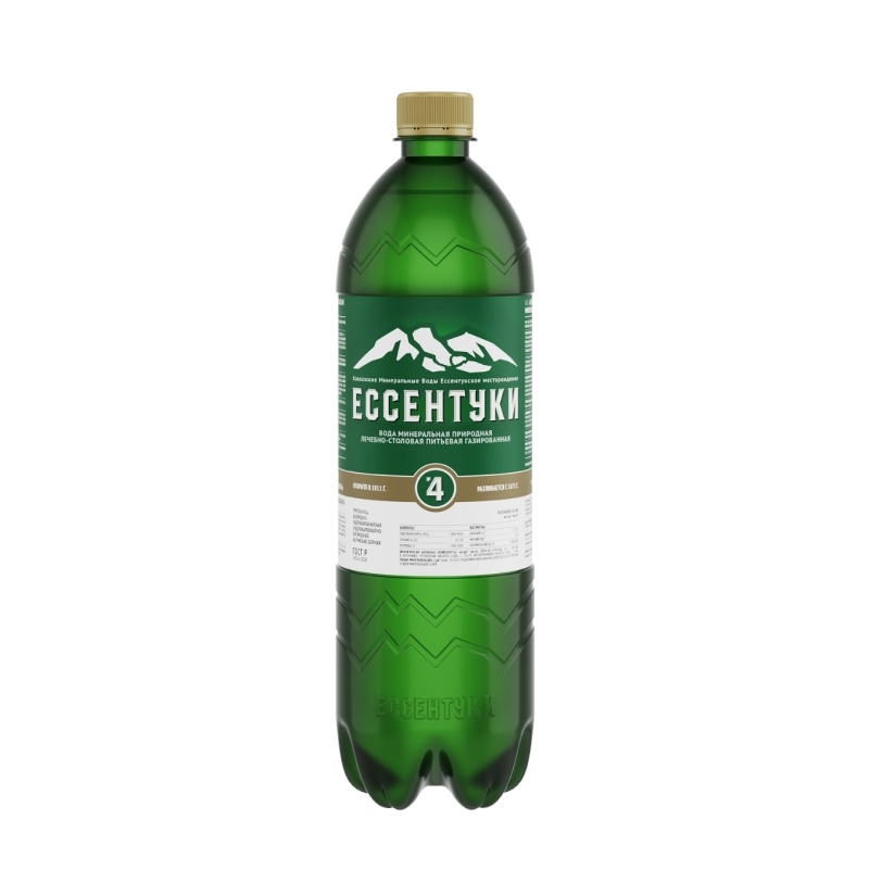 ВОДА МИНЕРАЛЬНАЯ ЕССЕНТУКИ №4 1Л ПЭТ