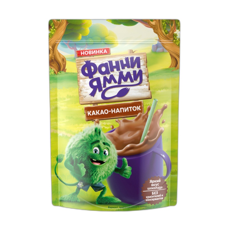 КАКАО ПОРОШОК ФРУТО НЯНЯ ФАННИ ЯММИ 180Г