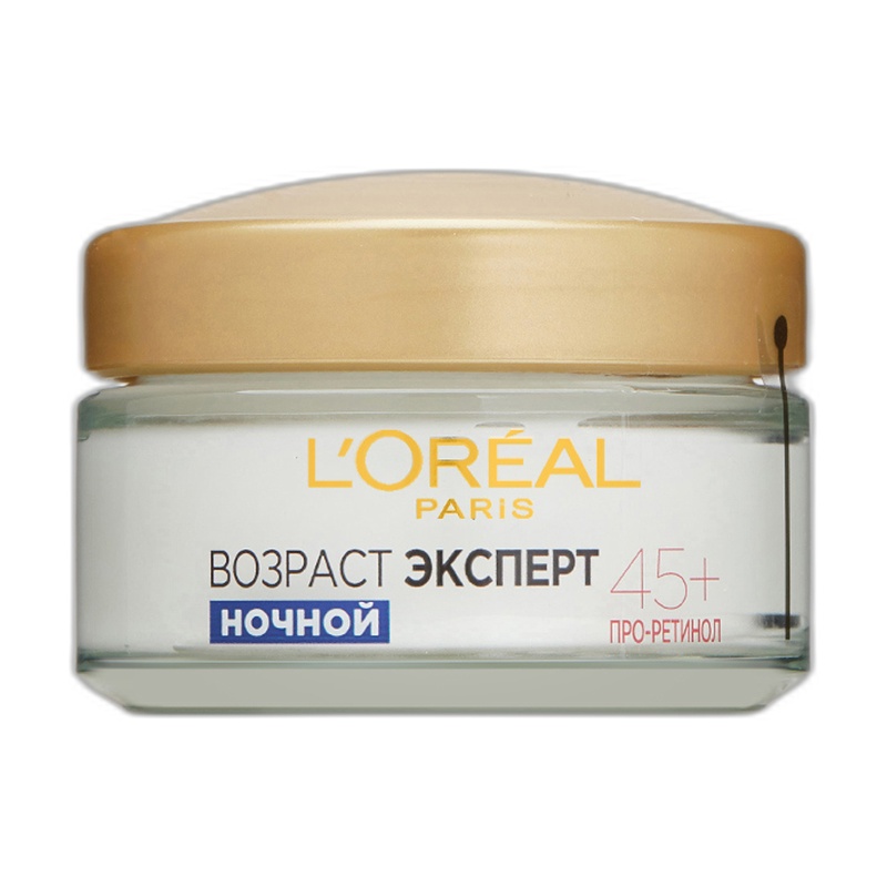 КРЕМ L'OREAL ВОЗРАСТ ЭКСПЕРТ 45+ НОЧНОЙ УХОД 50МЛ
