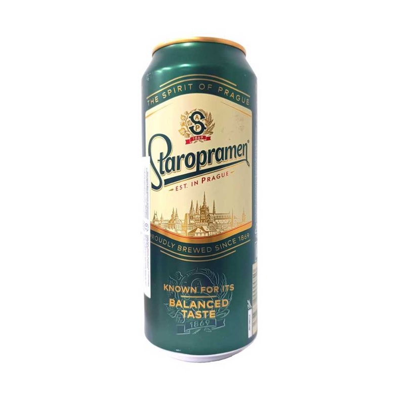 ПИВО STAROPRAMEN PREMIUM СВЕТЛОЕ 5% 0,5Л Ж/Б