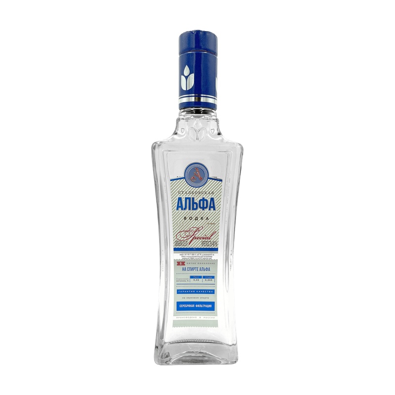 ВОДКА СТАЛКОВСКАЯ АЛЬФА 40% 0,5Л