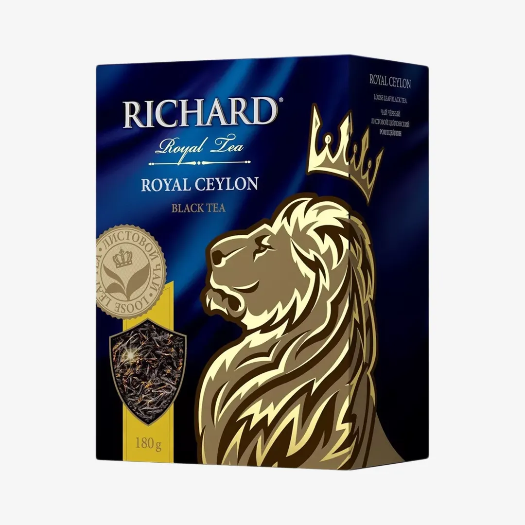 ЧАЙ ЧЕРНЫЙ RICHARD ROYAL CEYLON ЛИСТОВОЙ 180Г