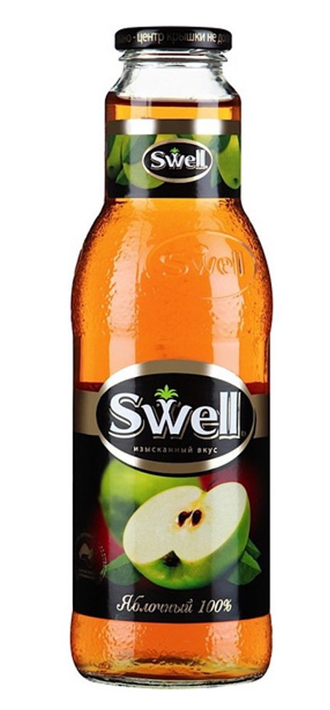 СОК SWELL ЯБЛОКО 0,75Л СТ/Б