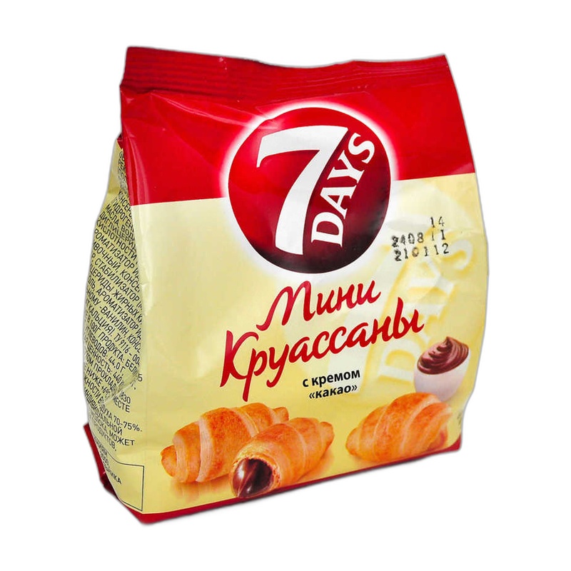 КРУАССАН 7DAYS МИНИ КАКАО 65Г