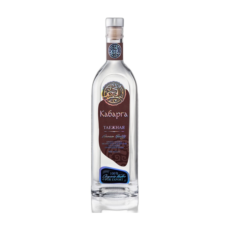 ВОДКА КАБАРГА ТАЕЖНАЯ 40% 0,5Л