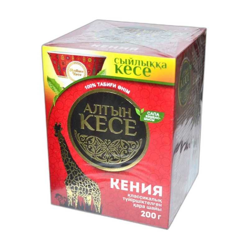 ЧАЙ ЧЕРНЫЙ АЛТЫН КЕСЕ КЕНИЯ ГРАНУЛИРОВАННЫЙ 200Г + ПИАЛА