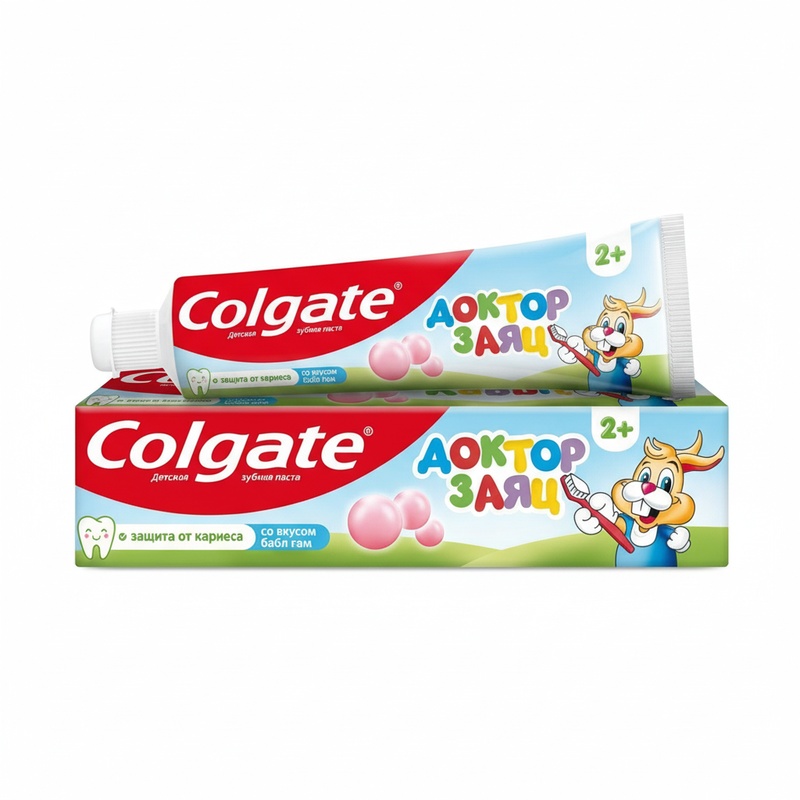 ПАСТА ЗУБНАЯ ДЛЯ ДЕТЕЙ COLGATE ДОКТОР ЗАЯЦ ЖВАЧКА 50МЛ