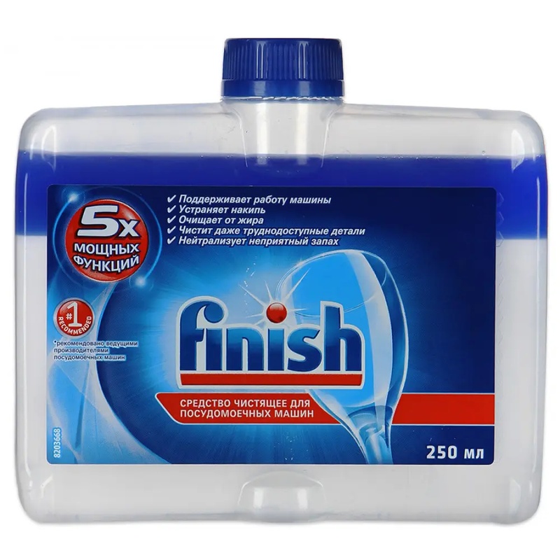 ОЧИСТИТЕЛЬ ДЛЯ ПОСУДОМОЕЧНЫХ МАШИН FINISH 250МЛ