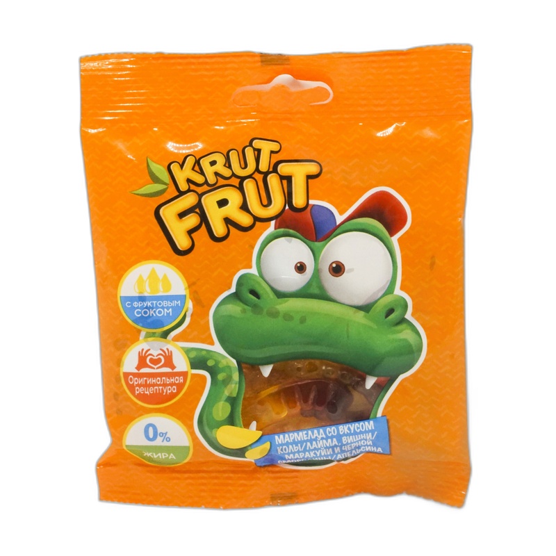 МАРМЕЛАД ЖЕВАТЕЛЬНЫЙ KRUT FRUT ЗМЕЙКА 70Г