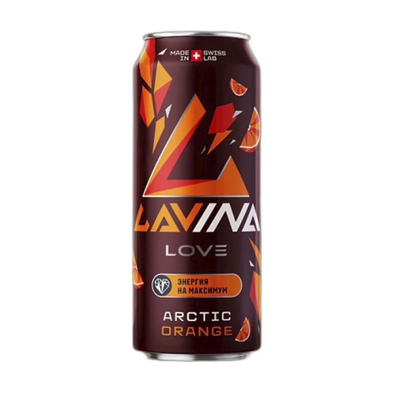 НАПИТОК ЭНЕРГЕТИЧЕСКИЙ LAVINA ARCTIC ORANGE 0,45Л Ж/Б