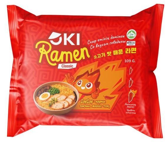 ЛАПША OKI RAMEN CLASSIC WITH BEEF 106Г
