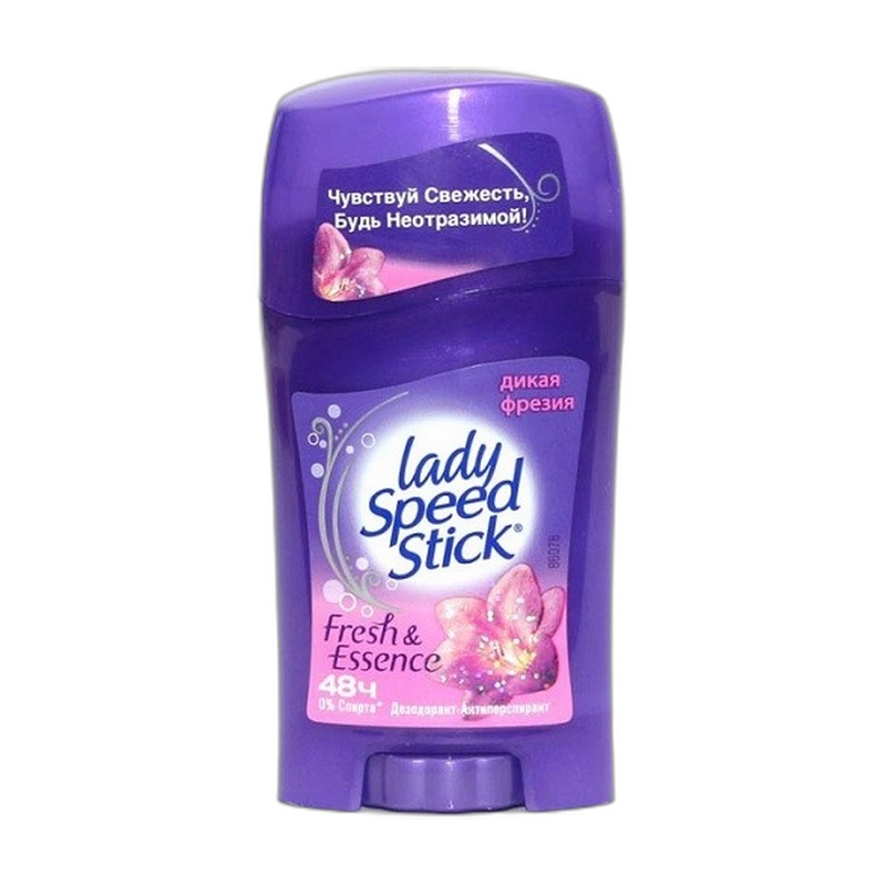 ДЕЗОДОРАНТ-СТИК LADY SPEED STICK FRESH&ESSENCE ДИКАЯ ФРЕЗИЯ 45Г
