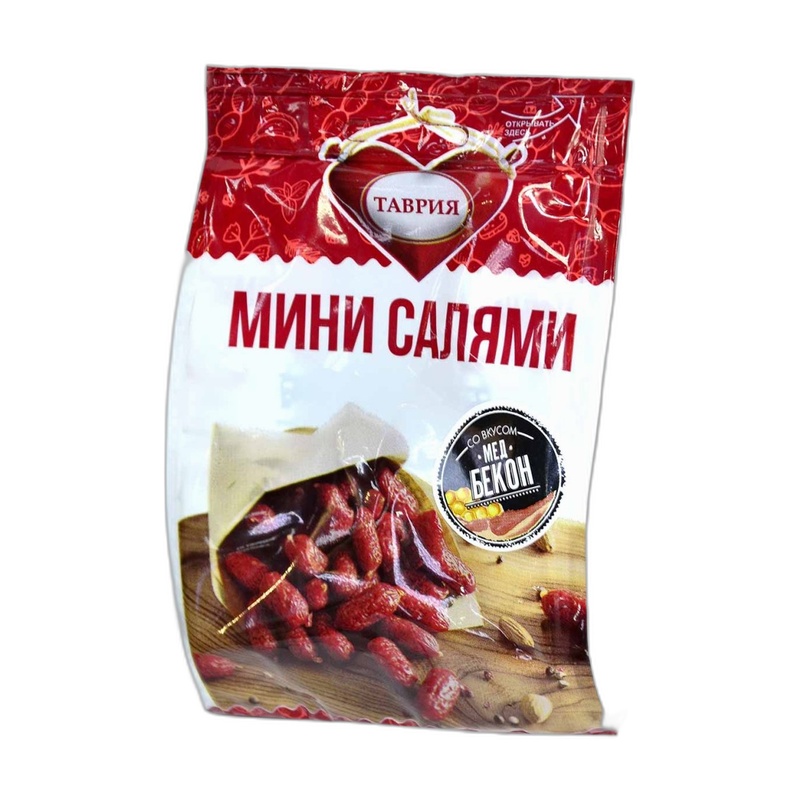 КОЛБАСКИ МИНИ САЛЯМИ МЕДБЕКОН 50ГР