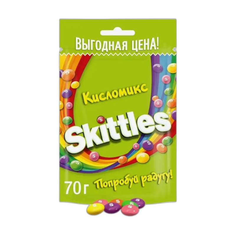 ДРАЖЕ SKITTLES КИСЛОМИКС 70Г