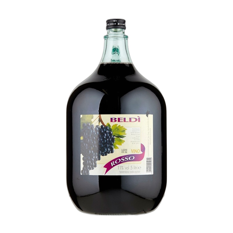 ВИНО BELDI ROSSO КРАСНОЕ СУХОЕ 11% 5Л ИТАЛИЯ