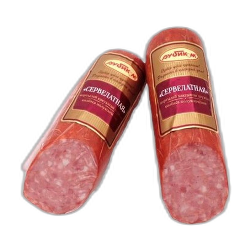 КОЛБАСА РУБИКОМ СЕРВЕЛАТНАЯ 300Г