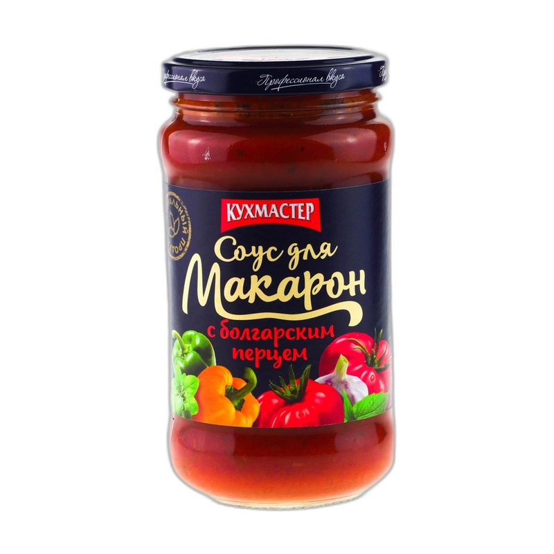 СОУС КУХМАСТЕР ДЛЯ МАКАРОН С БОЛГАРСКИМ ПЕРЦЕМ 400Г СТ/Б