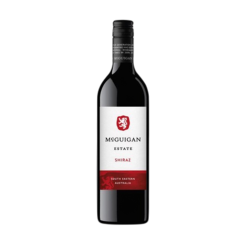 ВИНО MCGUIGAN ESTATE SHIRAZ КРАСНОЕ СУХОЕ 13% 0,75Л АВСТРАЛИЯ