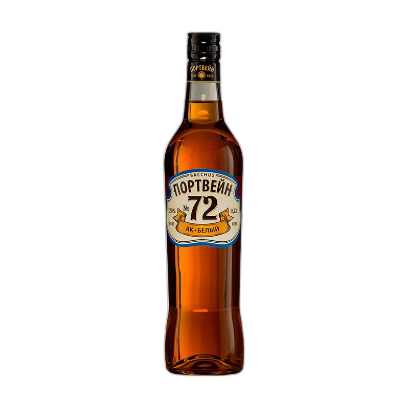 ВИНО BACCHUS ПОРТВЕЙН №72 БЕЛОЕ 20% 0,75Л КАЗАХСТАН