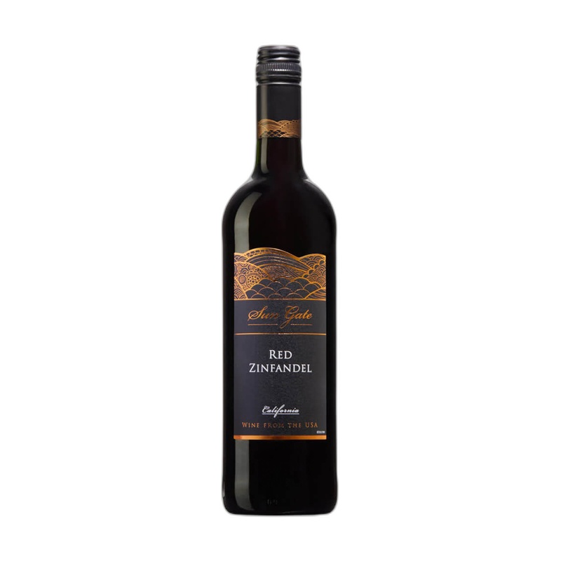 ВИНО SUN GATE ZINFANDEL КРАСНОЕ СУХОЕ 13,5% 0,75Л США