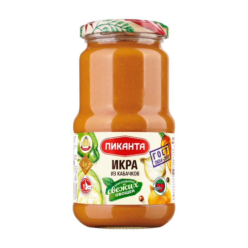 ИКРА ПИКАНТА КАБАЧКОВАЯ 450Г