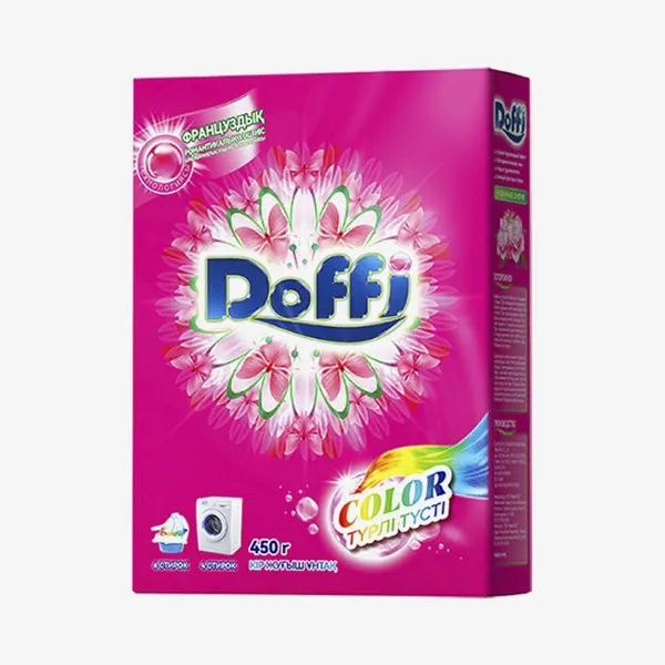 ПОРОШОК ДЛЯ СТИРКИ DOFFI ДЛЯ ЦВЕТНОГО БЕЛЬЯ 450Г