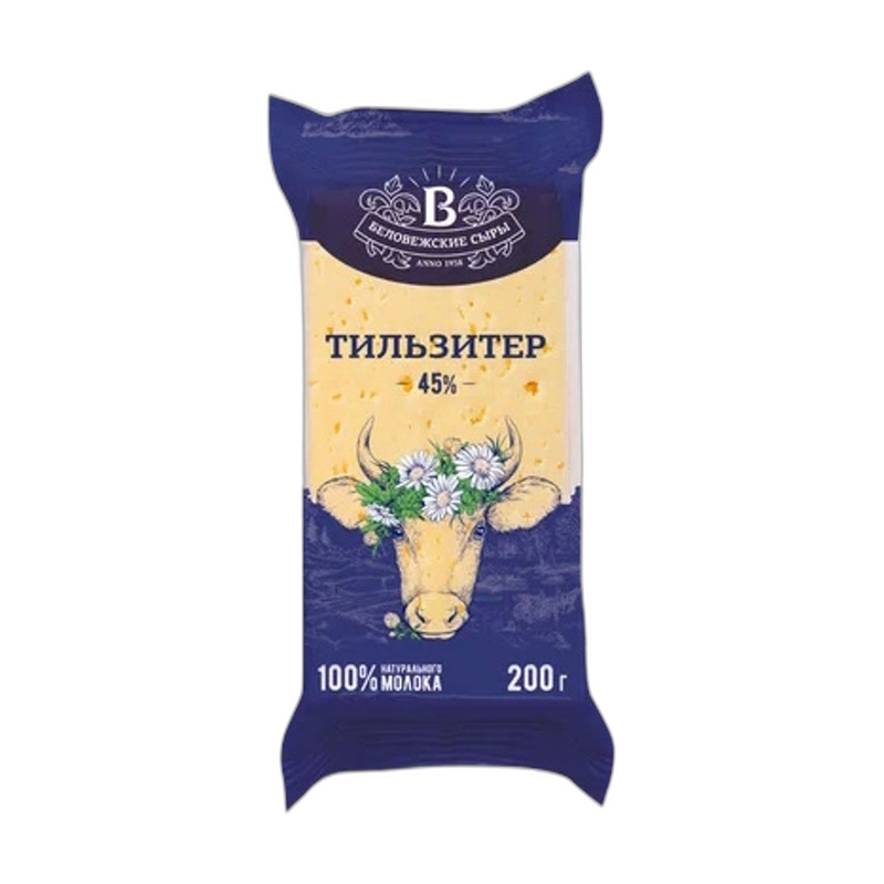 ПРОДУКТ СЫРНЫЙ VINETTA ТЕЛЬЗИТЕР 45% ВЕС