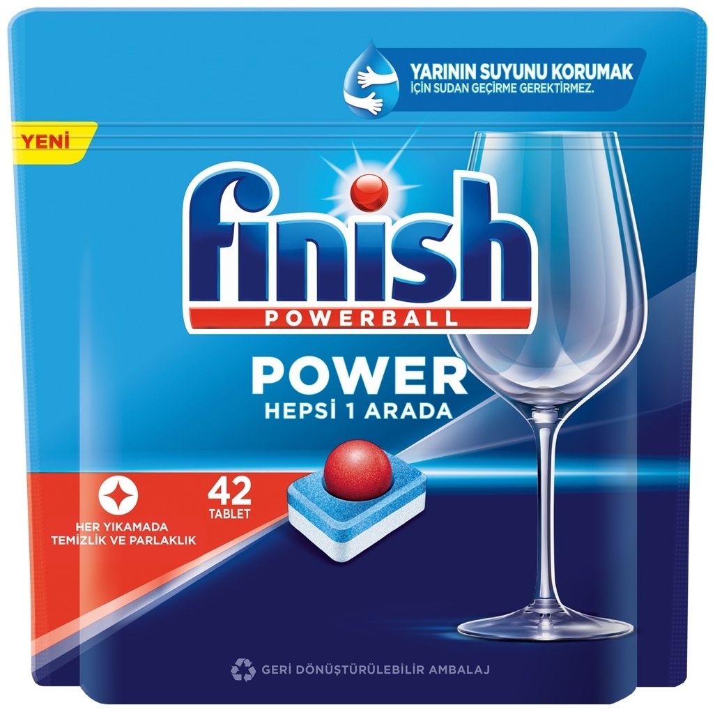 ТАБЛЕТКИ ДЛЯ ПОСУДОМОЕЧНЫХ МАШИН FINISH ALL IN ONE 42ШТ