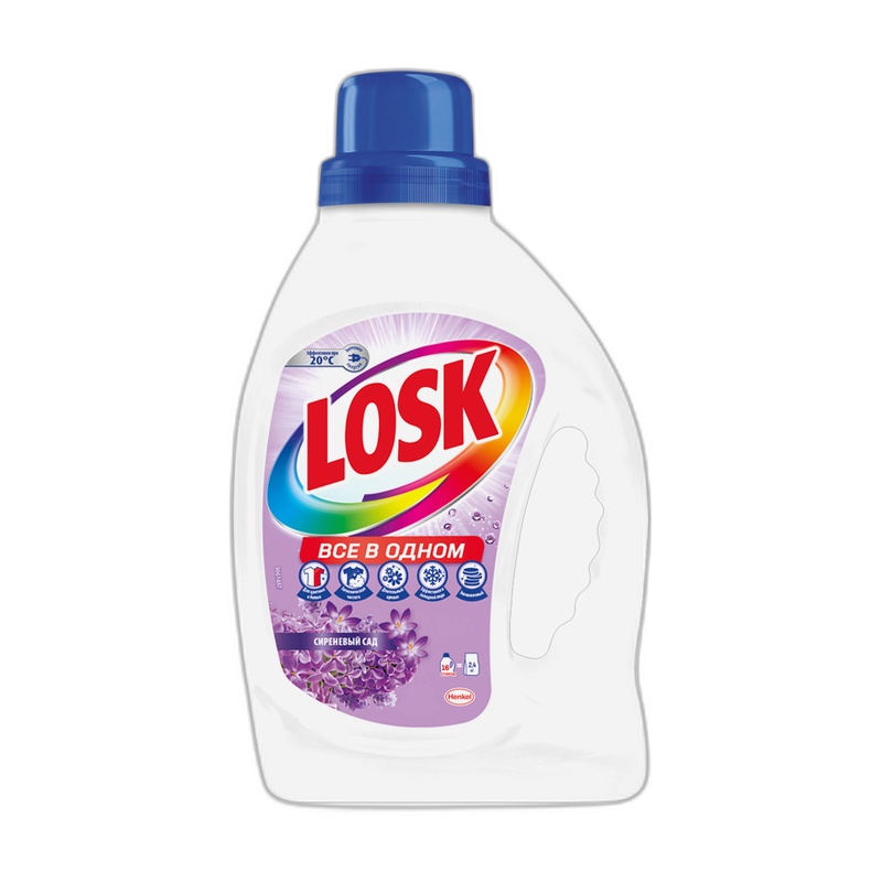 ГЕЛЬ ДЛЯ СТИРКИ LOSK СИРЕНЕВЫЙ САД 1,04Л